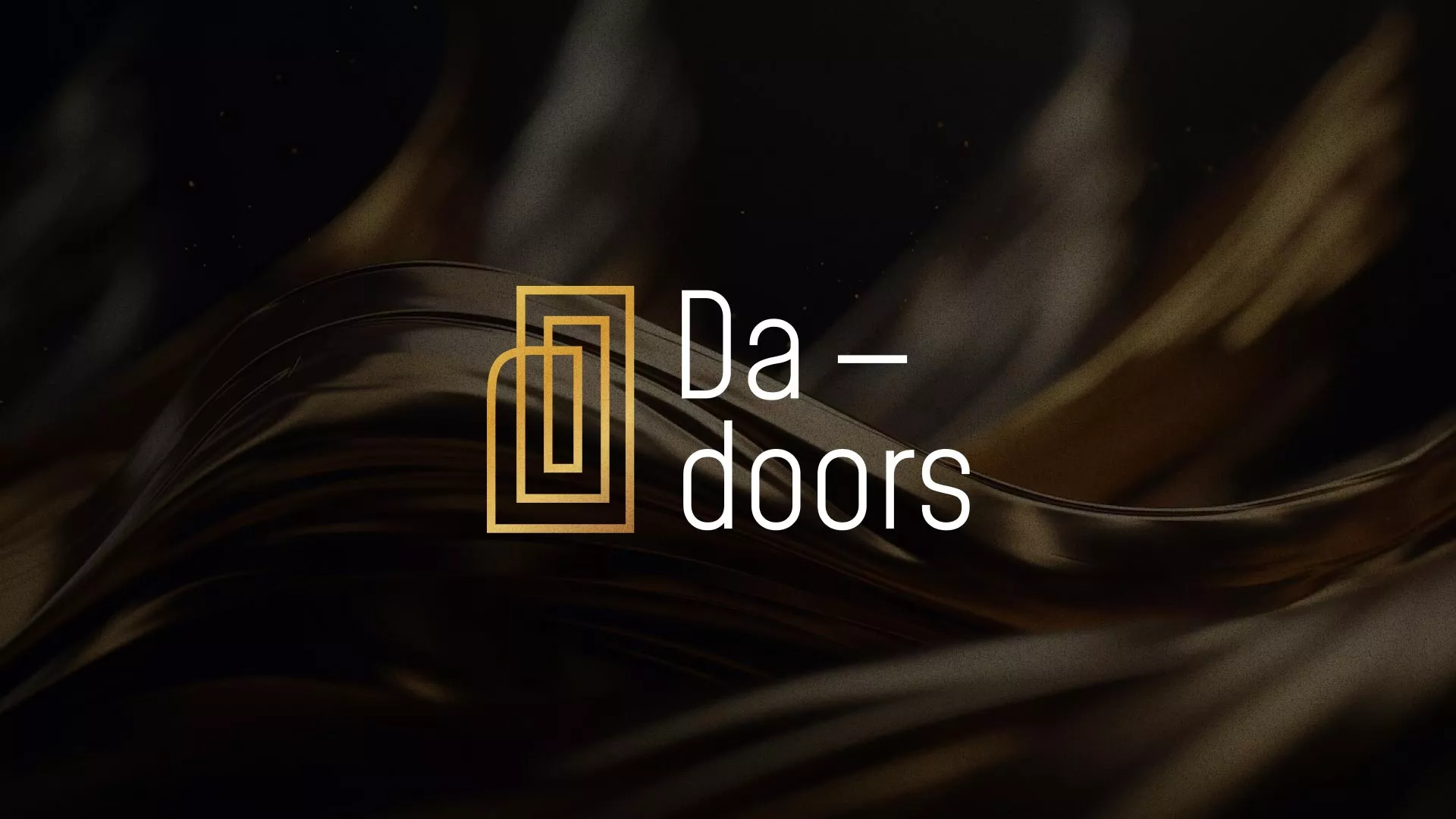 Разработка логотипа для компании «DA-DOORS» в Трёхгорном